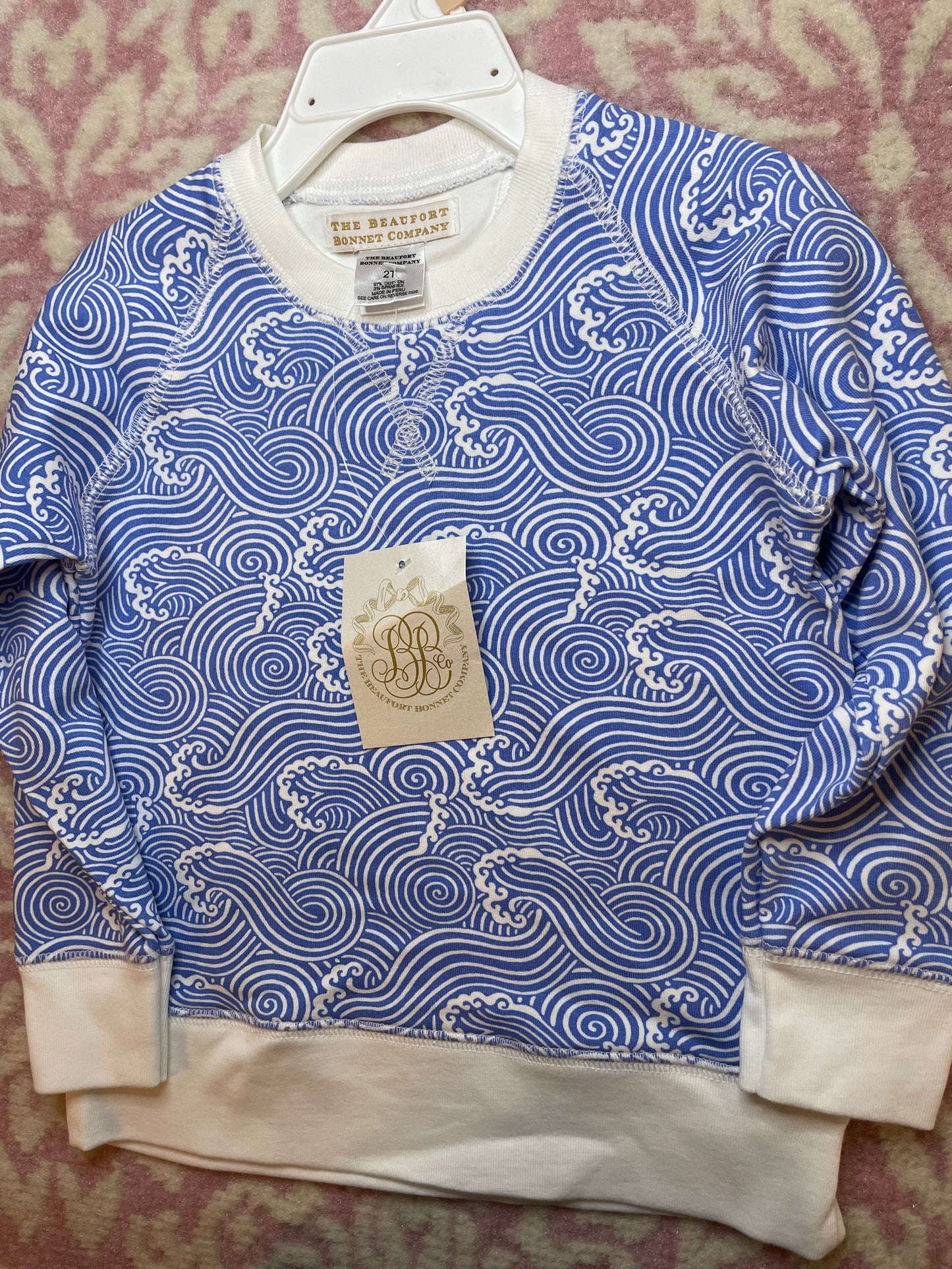 Sz 2T TBBC Cassidy Comfy Crew Wilmington Waves