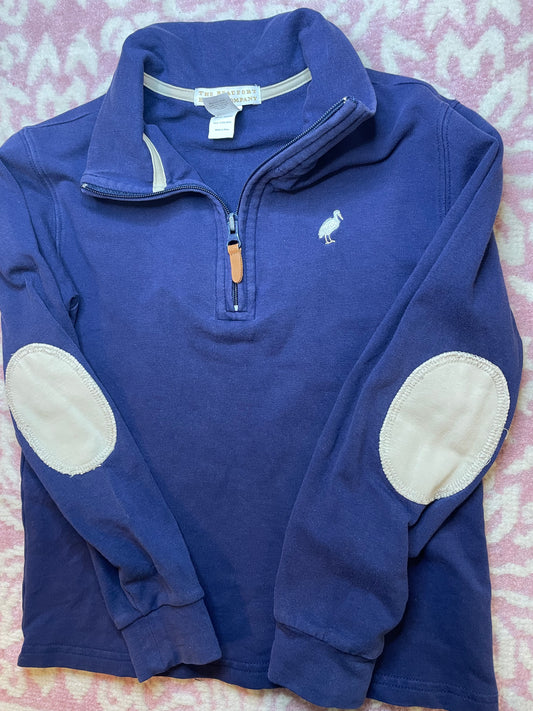 Sz 6 TBBC  Hayward Half Zip Nantucket Navy