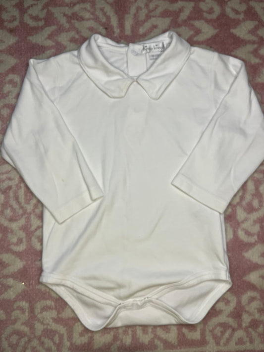 18-24M Kissy Kissy LS Peter Pan Collar Onesie