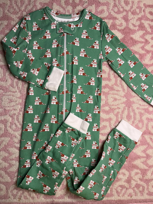 2T Lila and Hayes Elf on the Shelf Pajamas