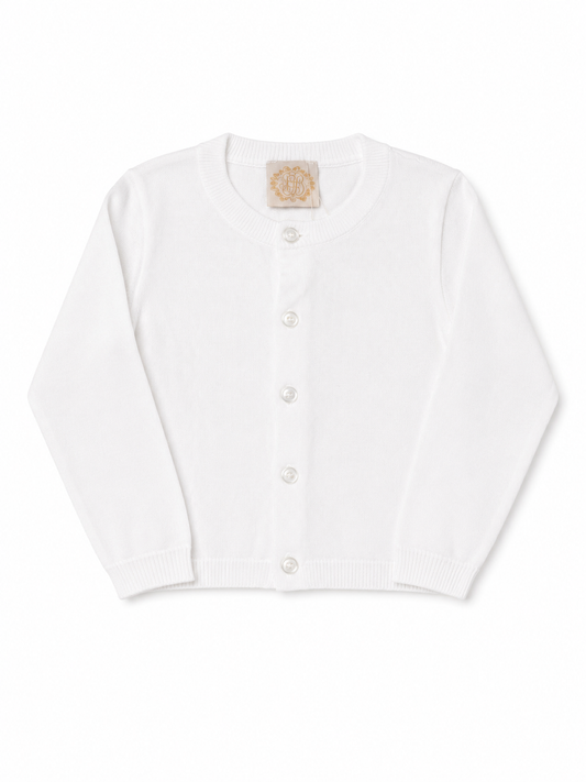 4T TBBC Cambridge Cardigan (Unisex) Worth Avenue White