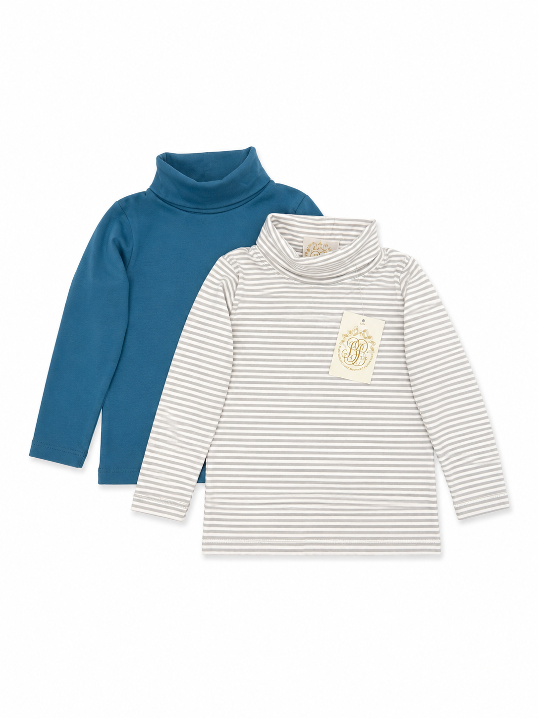 5 TBBC Tatum’s Turtleneck Bundle Barnsley Blue + Grantley Gray Stripe