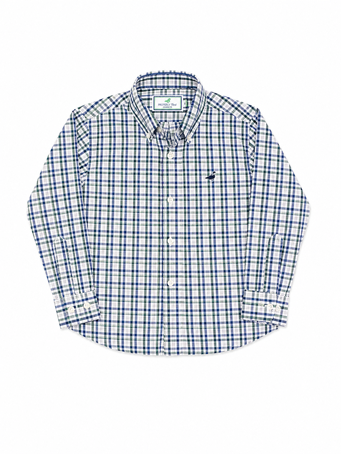 4T Properly Tied SEASONAL SPORTSHIRT- MALLARD Button down