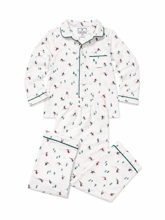 Petite Plum Snow Ski Christmas Pajama Set