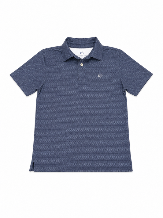 8/10 Southern Tide Sharks Tooth Athletic Polo