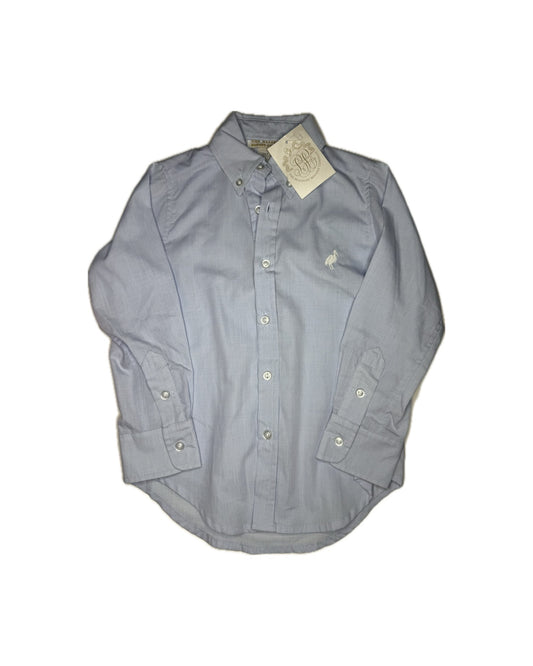 Boy 3T TBBC Deans List Dress Shirt Barbados Blue