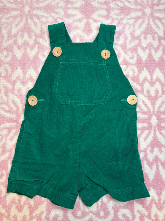 18M Hannah Kate Green Cord Overall