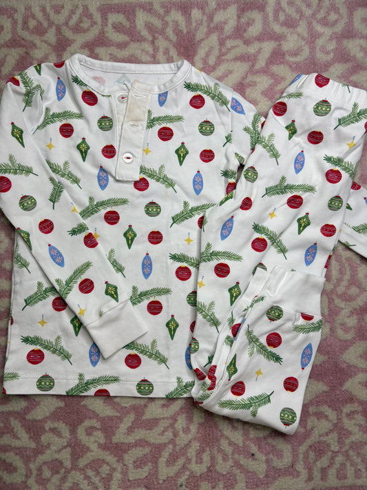4 Little English Ornament Pajama Set
