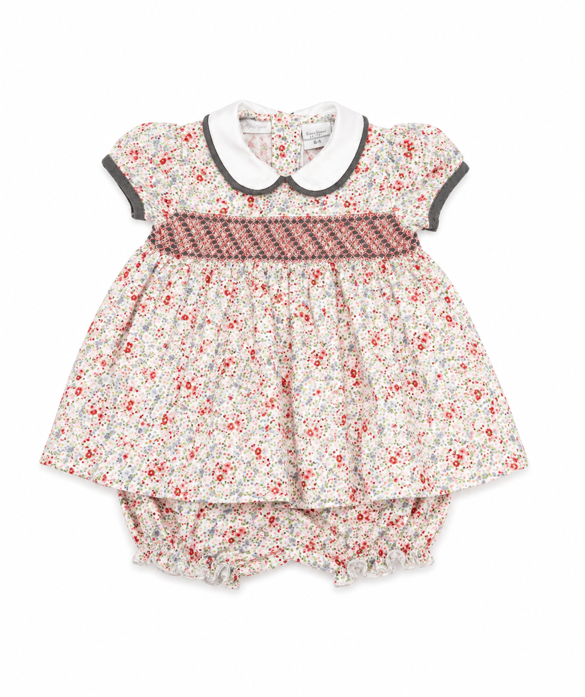 6M Carriage Boutique Fall Floral Smocked Dress