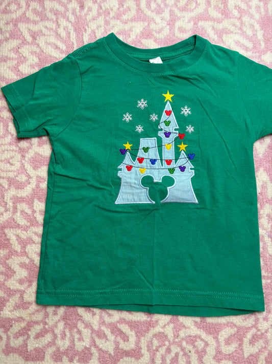 3 Christmas in Disney Appliqué Tee