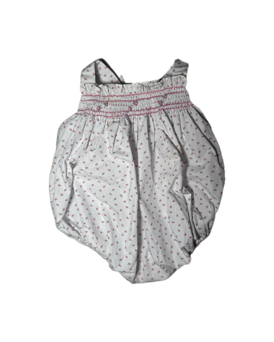 12/18M TBBC Smocked Bitsy Bubble in the Rosebud