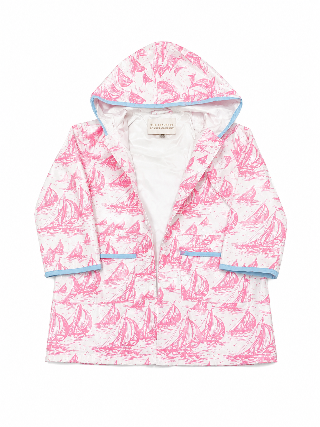 7 TBBC Liquid Sunshine Slicker in St. Simons Sailboat Pink