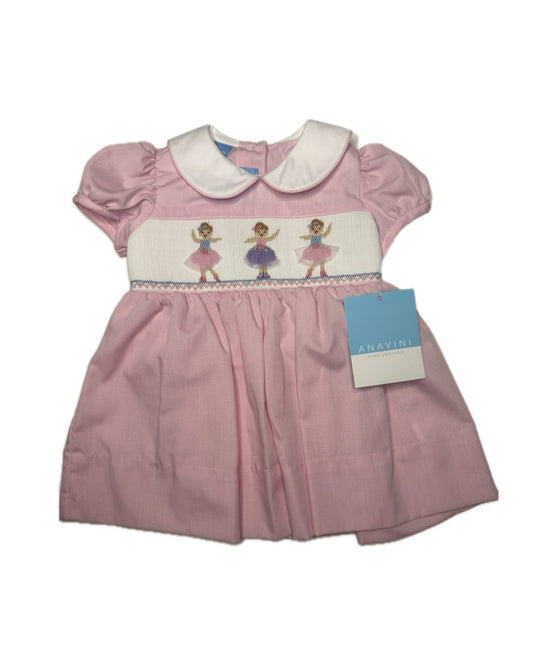 3M Anavani Tiny Dancers Smocked Ballerina Dress