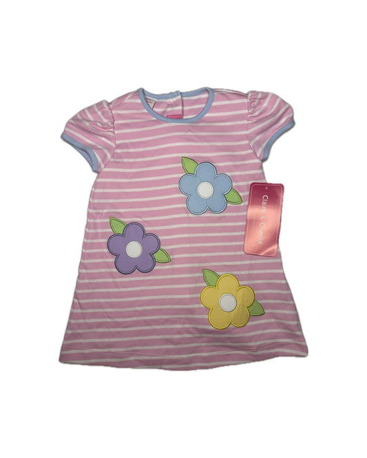 18M Claire & Charlie Daisy Appliqué Knit Dress