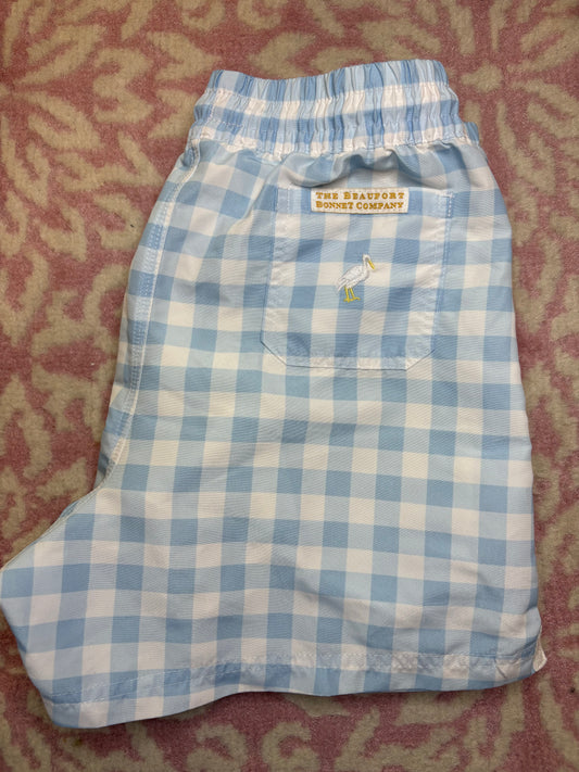 10 TBBC Tortola Trunks in Buckhead Blue Gingham