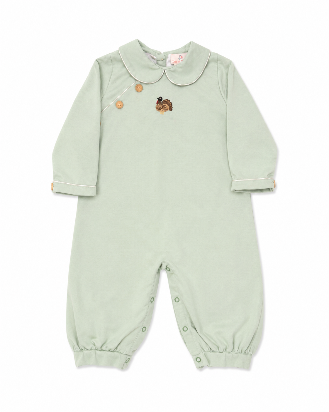 2 Smockingbird Turkey Long Romper