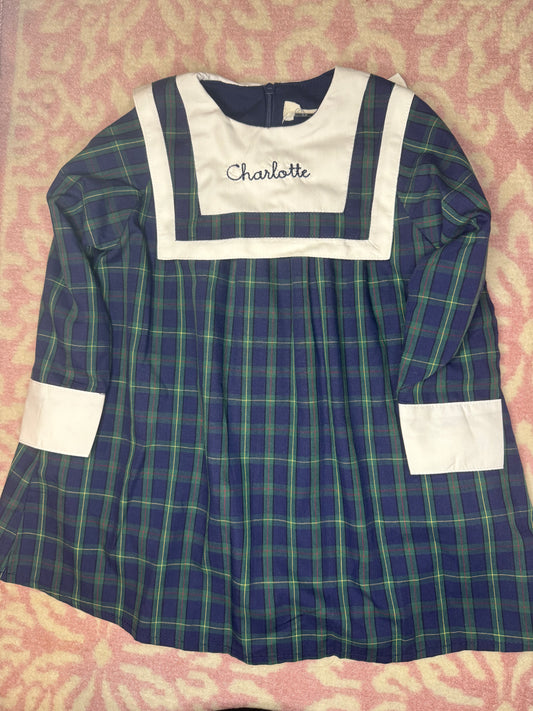 12M Cygnet Living Tartan “Charlotte” Mono Dress