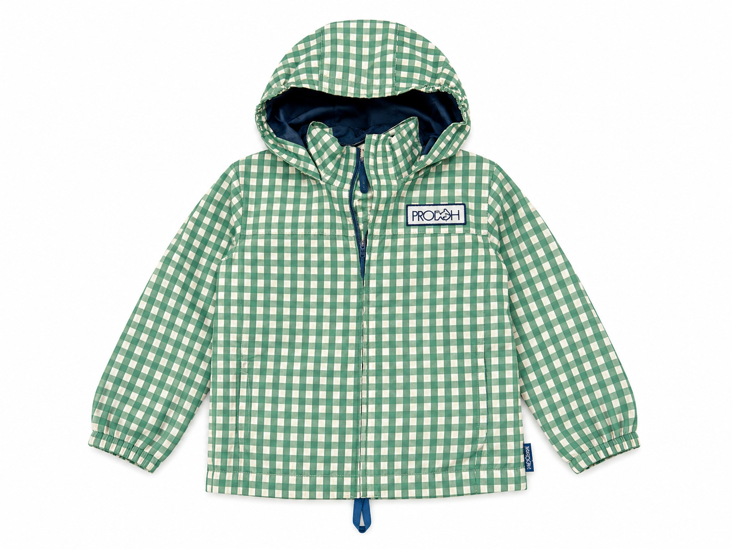 6 Prodoh Green Gingham Rain Jacket