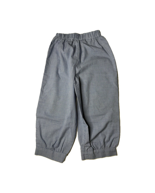 Gray gingham boys’ elastic waist pants, gently used children’s clothing
