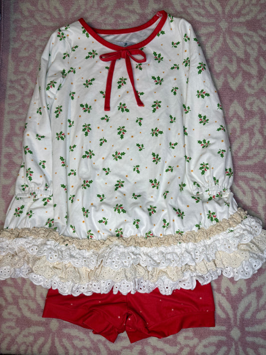 4T Love + Grow Holly LS Short Set