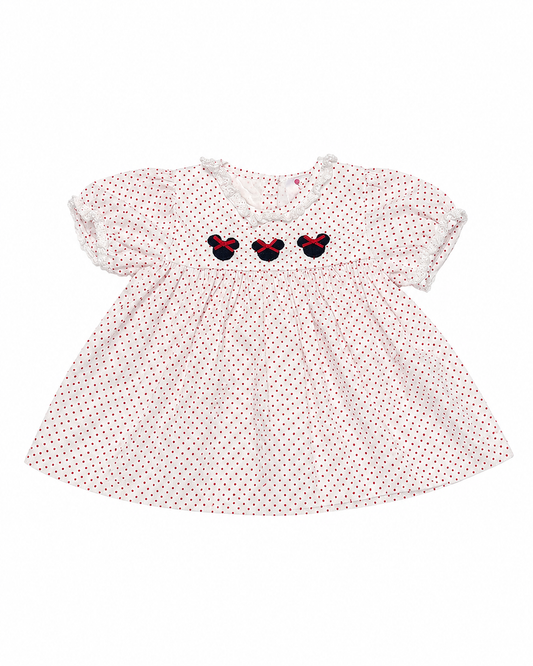 24M Eliza James Minnie Mouse Polka Dot Top