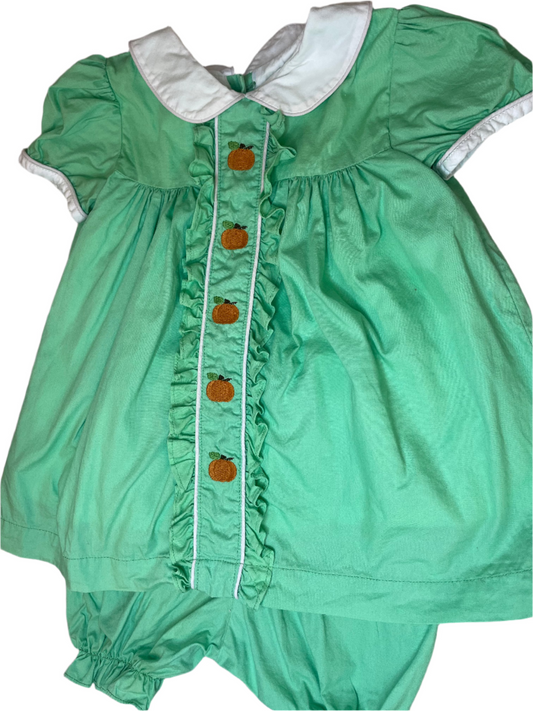 24M/2T Little Louanne Pumpkin Bloomer Set