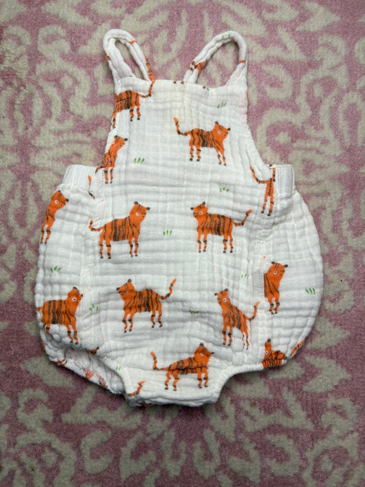 3-6M Angel Dear Tiger Sunsuit