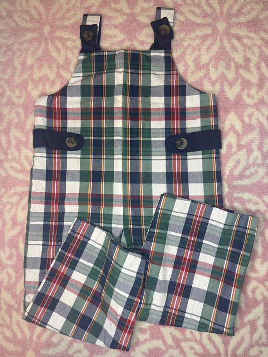 2T TBBC Ivy League Longall Field Park Plaid w/ Nantucket Navy