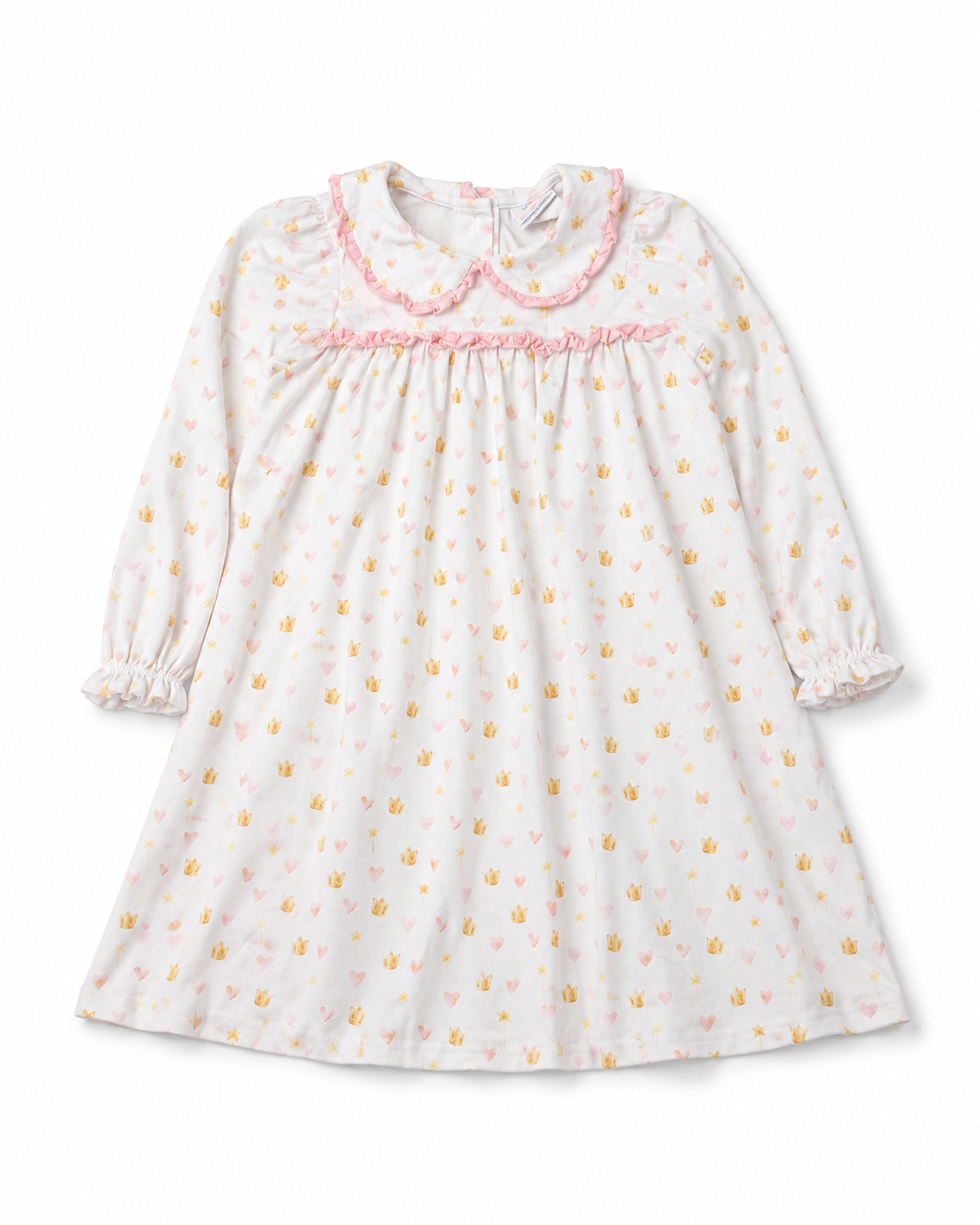 7 Stitchy Fish Crown Heart LS Knit Dress