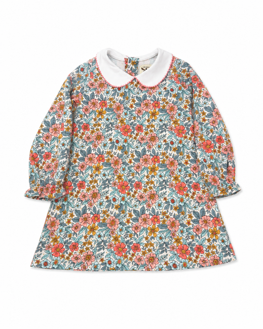 The Oaks Fall Floral LS Knit Dress