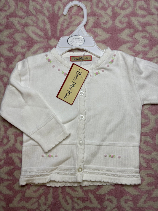 12M Bella Mia Kids rosette Cardigan