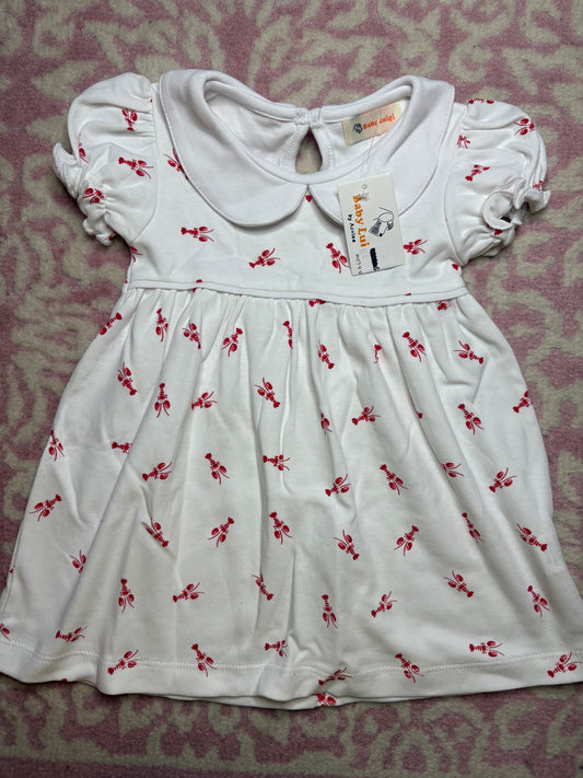 12m Baby Luigi Crawfish Knit Dress