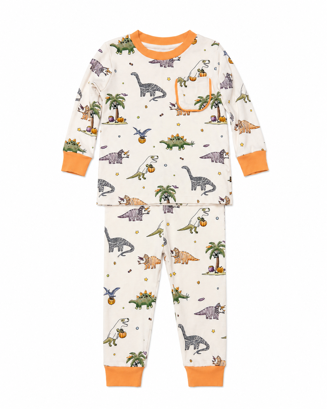 12M Nola Tawk Dino Halloween Pajama Set