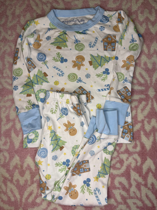 2T Magnolia Baby Christmas Pajama Set