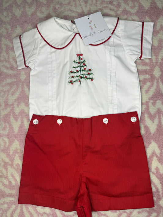 9M Maddie & Connor White Christmas Heirloom Button On