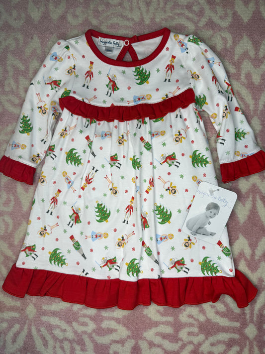 12M Magnolia Baby Nutcracker Dress