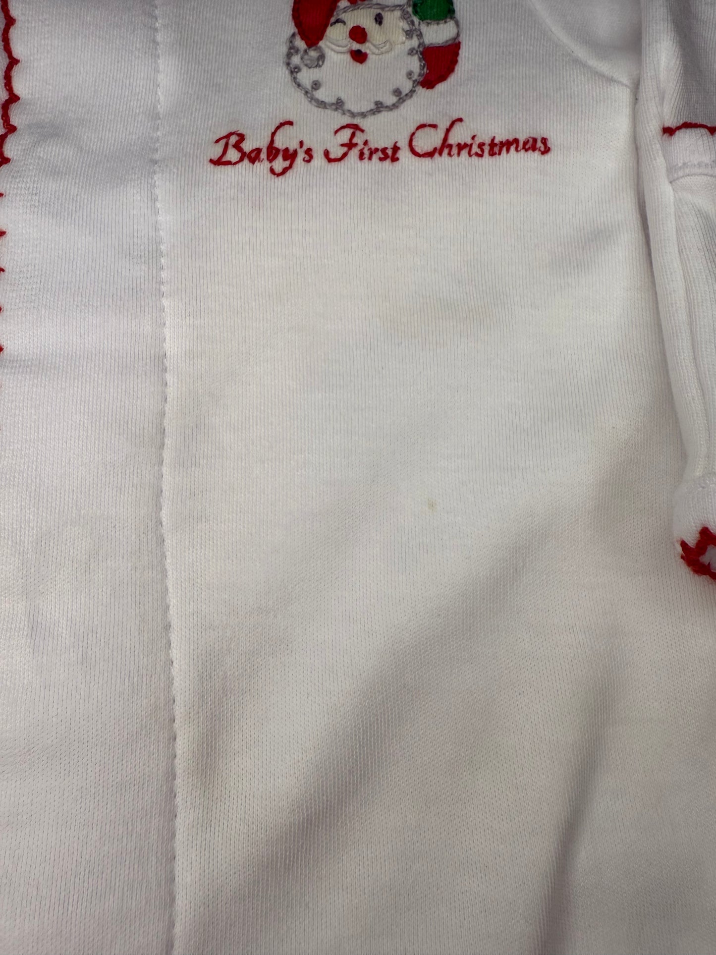 Pre Magnolia Baby Baby’s Firsy Christmas Footie Pajamas