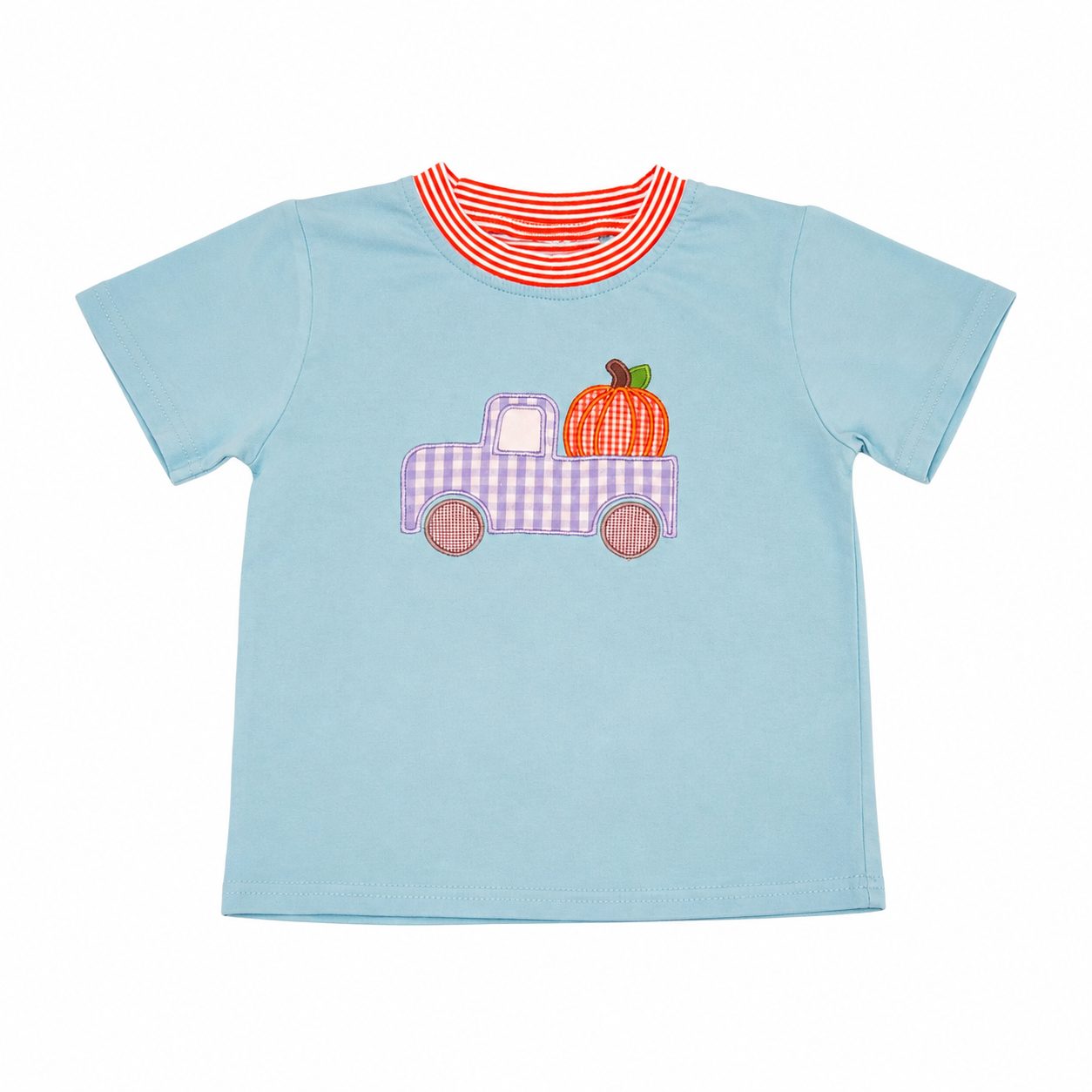 2 Jellybean Pumpkin Truck Appliqué Tee
