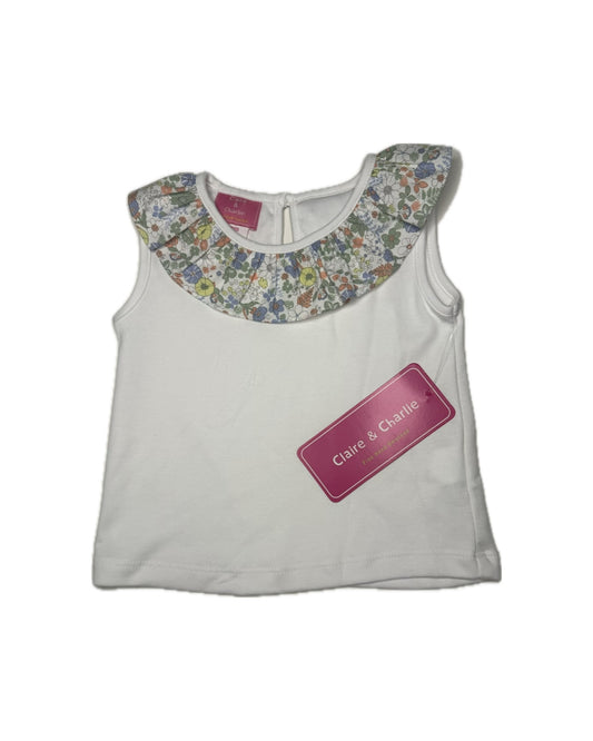 18M Claire & Charlie Ruffle Floral Top