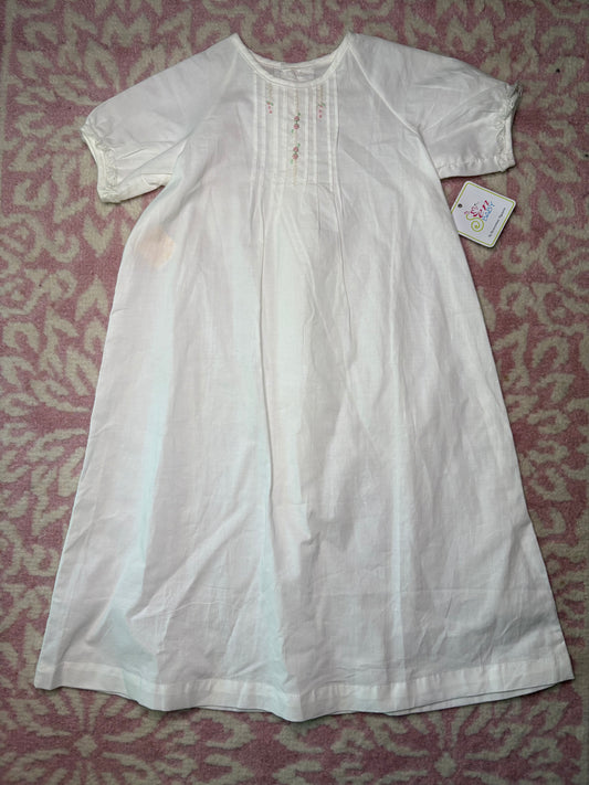 6M Baby Sen Day Gown Pintucked and Rosettes