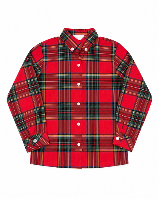 7 Cecil & Lou Christmas Tartan Button Down
