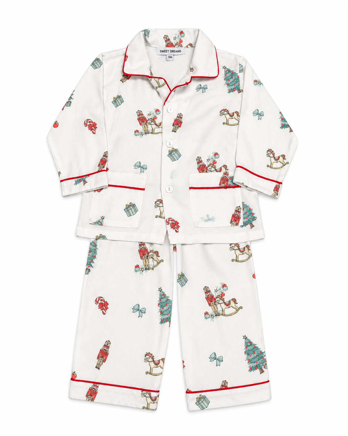 12M Sweet Dreams Nutcracker Pajama Set
