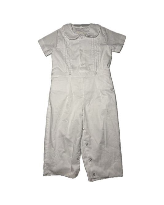 2 Strasburg White Button Pant Set