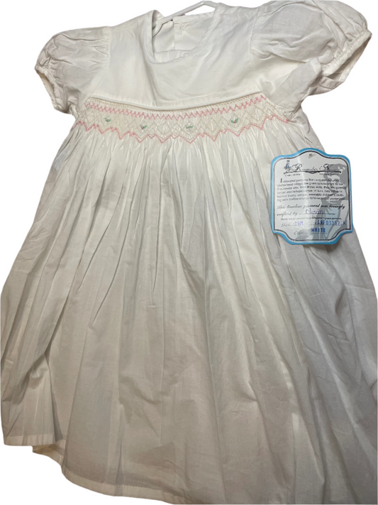 Sz 18M Remember Nguyen Smocked Dress