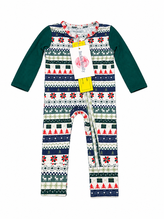 NB Noah Zip Footie Zip Up PJ