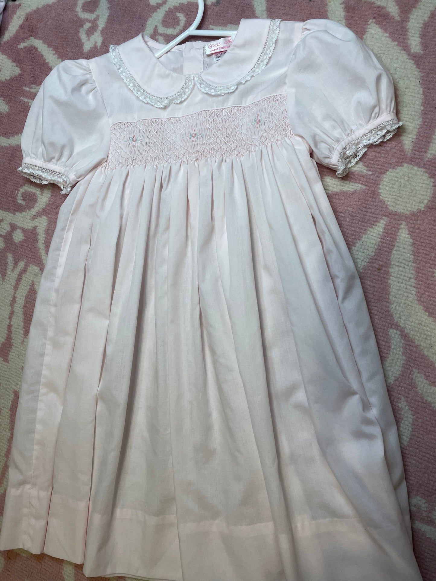 Sz 6 Petit Ami Heirloom Pink Dress