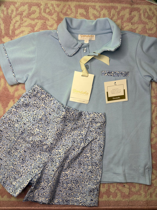 5Y Dondolo Anchor Boy Polo Set
