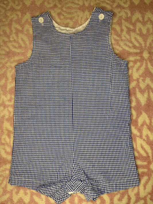24M Funtasia Too Royal Blue Petit Gingham Jon Jon