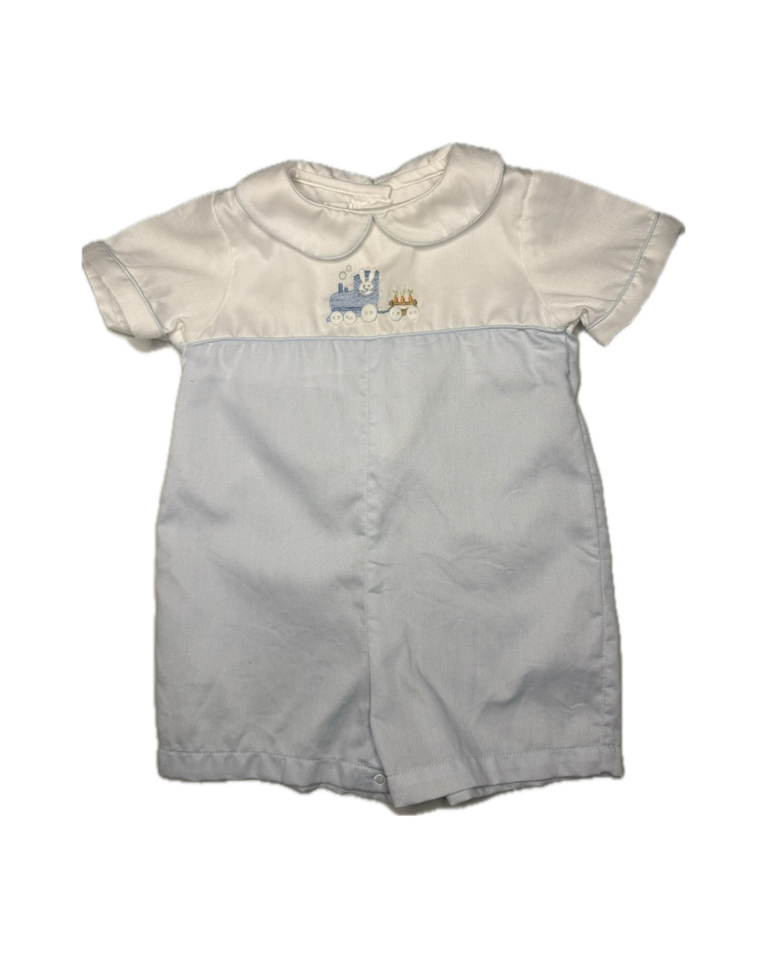 6M Petit Ami Baby Blue Bunny Choo Choo Jon Jon