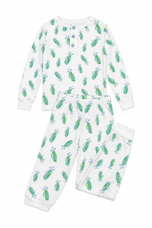 5/6 Little English Golf Bag Pajama Set